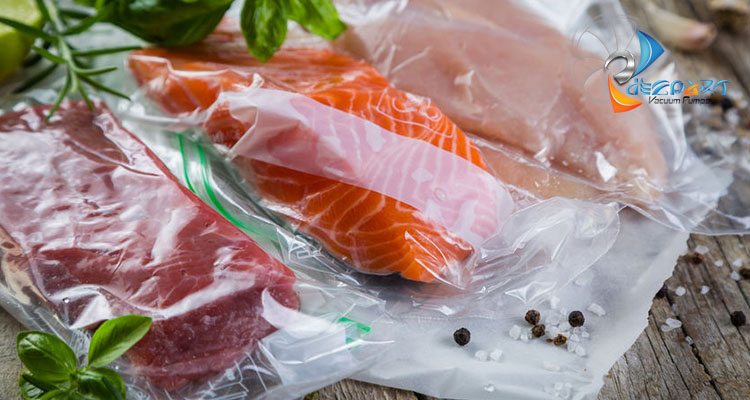 vacuum food material
